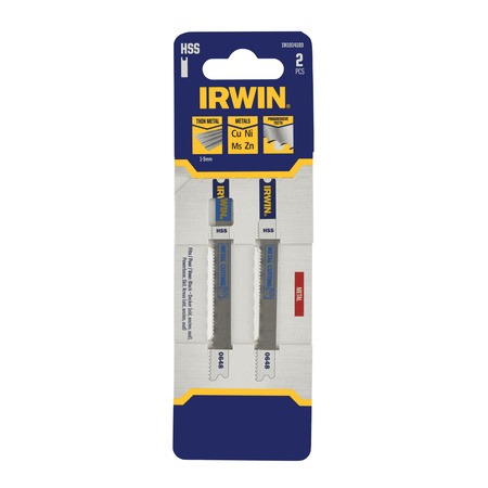 IRWIN BRZESZCZOT HSS DO WYRZYNARKI / TYP U / METAL 1,0 - 3mm /2szt.