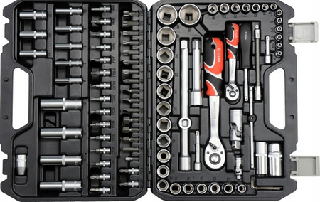 YATO ZESTAW KLUCZY 1/4" , 1/2" 94 elem. 12681