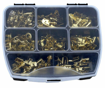 BM ZESTAW KOŃCÓWEK KONEKTOROWYCH 180szt. NIEIZOLOWANYCH