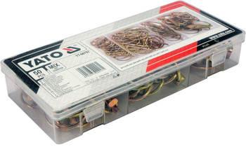 YATO ZESTAW ZABEZPIECZEŃ Z KÓŁKIEM 50szt.