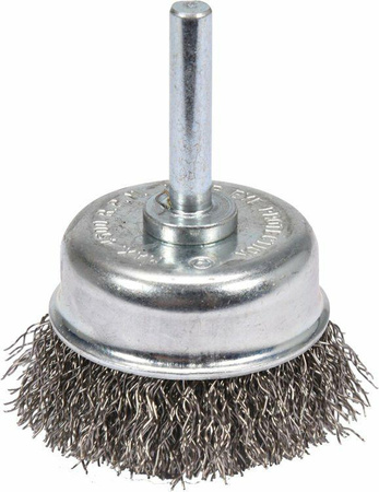 YATO SZCZOTKA DOCZOŁOWA Z TRZPIENIEM  50mm INOX