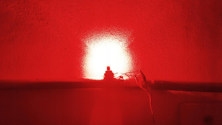 Żarówka P21/5W LED BAY15D CZERWONE RED ML4G215R