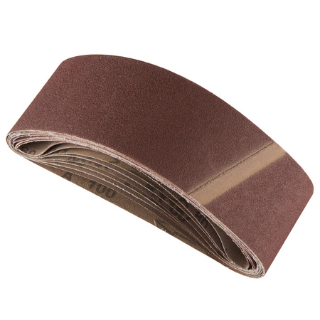 IRWIN PASY BEZKOŃCOWE DO ELEKTRONARZĘDZI 75mm x 533mm, P 60(x3), 80(x3), 100(x3) do metalu, drewna,