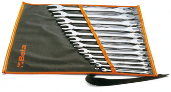 BETA KLUCZE PŁASKIE DWUSTRONNE KOMPLET 12 elem.  6-32mm