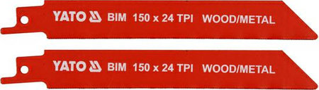 YATO BRZESZCZOTY BIM 150mm 24TPI 2szt.