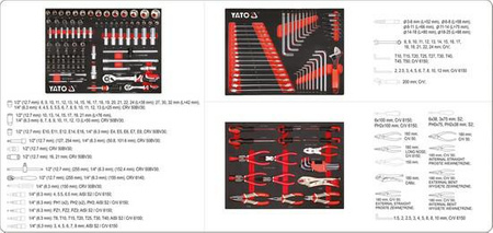 YATO SZAFKA SERWISOWA 7 SZUFLAD + 157 NARZĘDZI