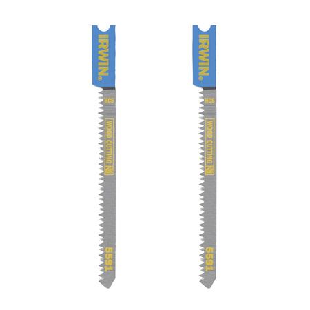 IRWIN BRZESZCZOT HCS DO WYRZYNARKI / TYP U / DREWNO / WYGIĘTY drobne zęby <20mm i sklejki /2szt.