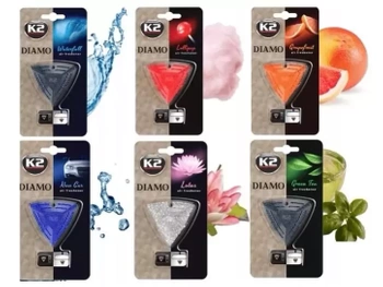 K2 MIX ZAPACHÓW/ZAWIESZEK W KSZTAŁCIE DIAMENTU DIAMO MIX 12szt.