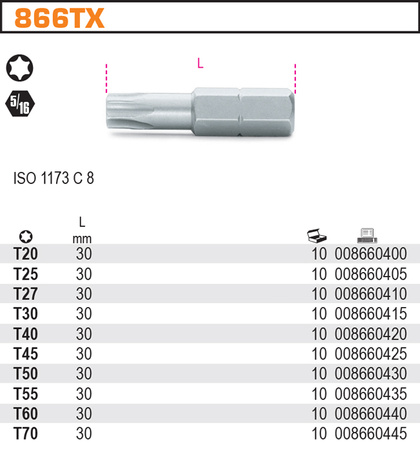 BETA KOŃCÓWKA TX 27   /866TX/27