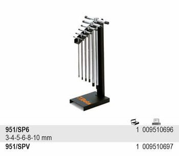 BETA KOMPLET KLUCZ TRZPIENIOWYCH TYPU T /6el.