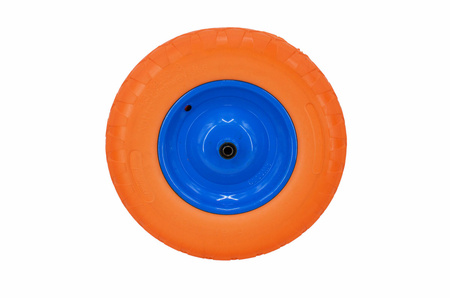 AWTOOLS KOŁO DO TACZKI PNEUMATYCZNE PIANKOWE 400, FELGA METAL, ŁOŻYSKO+OŚ