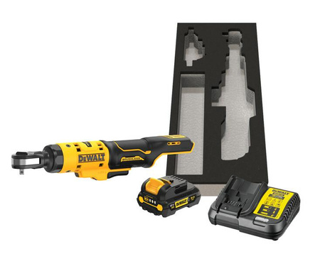 DEWALT GRZECHOTKA 12V 54Nm 1/4" 1x3,0Ah Z WYTŁOCZKĄ DO WÓZKA DCF504L1G