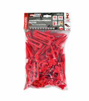 AWTOOLS SYSTEM POZIOMOWANIA PŁYTEK STANDARD 3,0mm - 7-15mm - KLIPS 50szt. + KLIN 50szt.
