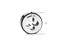 BETA NARZYNKA OKRĄGŁA, GWINT METRYCZNY DROBNOZWOJNY, STAL CHROMOWA 441A 12x0,7