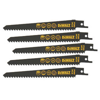 DEWALT BRZESZCZOT DO PIŁY SZABLASTEJ 152x4,2mm/DREWNO 5szt