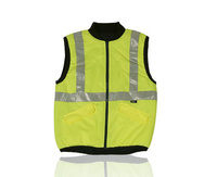 KAMIZELKA DWUSTRONNA OSTRZEGAWCZA ŻÓŁTA XL