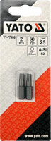YATO KOŃCÓWKA 1/4"x25mm TORX T27 /2szt.