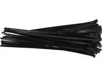 YATO OPASKA PLASTIKOWA SAMOZACISKOWA CZARNA  7,6*350 /50szt