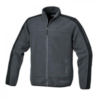 BETA KURTKA POLAROWA SZARA ZE WSTAWKAMI Z POLIESTRU 280 GRAM SZARA 7622G - ROZMIAR XXXL