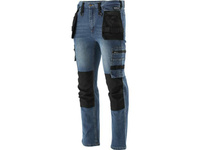 YATO SPODNIE STRETCH JEANS DARK BLUE ROZM. M