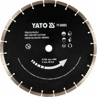 YATO TARCZA DIAMENTOWA DO BETONU 350x25,4mm