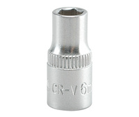 YATO NASADKA  6-KĄTNA   1/4"  KRÓTKA  6mm