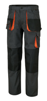 BETA SPODNIE ROBOCZE, PŁÓTNO T/C, 260 g/m2, ZE WSTAWKAMI OXFORD, SZARE 7900E  – ROZMIAR L