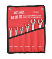 AWTOOLS ZESTAW KLUCZY PŁASKICH PÓŁOTWARTYCH KPL.6szt.