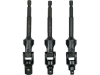 YATO ADAPTERY Z PRZEGUBEM DO NASADEK 1/4 3/8 1/2" KPL.