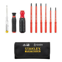 STANLEY WKRĘTAKI 10cz. VDE (2PH+2PZ+2PŁ+TESTER)