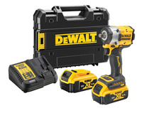 DEWALT.KLUCZ UDAROWY 1/2" 18V 406Nm 2x5,0Ah TSTAK PIERŚCIEŃ DCF921P2T