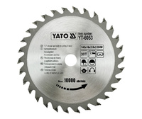 YATO PIŁA TARCZOWA WIDIOWA 140x16mm 30-ZĘBÓW 6053