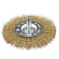 IRWIN SZCZOTKA TARCZOWA Z TRZPIENIEM 100mm x 12mm z drutu mosiężnego do drewna