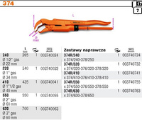 BETA KLUCZ / SZCZYPCE DO RUR  240mm 1/2" gas
