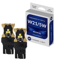 Żarówki W21/5W LED 9 LED 9-24V MLEC Biała 6000k