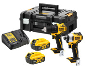 DEWALT ZESTAW COMBO 18V WKRĘTARKA DCD708 + ZAKRĘTARKA DCD809 2x5,0Ah TSTAK DCK2061P2T