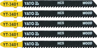 YATO BRZESZCZOT DO WYRZYNARKI 5szt. DREWNO TYP T 3401