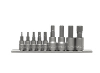 YATO ZESTAW KLUCZY HEX NA SZYNIE 9elem.