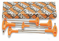 BETA KOMPLET KLUCZY TRZPIENIOWYCH KĄTOWYCH, SZEŚCIOKĄTNYCH Z RĘKOJEŚCIĄ 96T, 2-10MM, 6 SZTUK