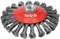 YATO SZCZOTKA STOŻKOWA 125mm, NA GWINT M14, DRUT SKRĘCANY  4764