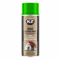 K2 LAKIER DO ZACISKÓW HAMULCOWYCH. BRAKE CALIPER SPRAY - ZIELONY 400ML