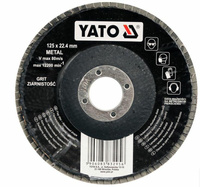 YATO ŚCIERNICA LISTKOWA WYPUKŁA 125mm P 36