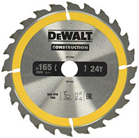 DEWALT PIŁA TARCZ.165x30mmx18z