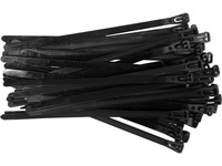 YATO OPASKA PLASTIKOWA SAMOZACISKOWA CZARNA  7,6*200 /50szt