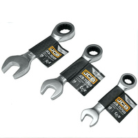 JCB KLUCZ OCZKOWY Z GRZECHOTKĄ  KRÓTKI 13mm