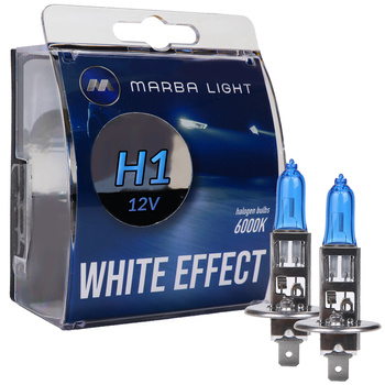 ŻARÓWKI MARBA LIGHT WHITE EFFECT H1 55W 12V