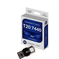 Żarówka W21W LED 7440 CZERWONE RED ML4G7440R