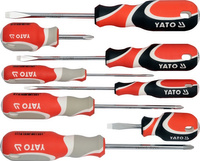 YATO WKRĘTAKI KOMPLET 8 elem. PŁASKIE / KRZYŻOWE, SVCM55 2670
