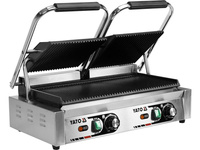 YATO PODWÓJNY GRILL KONTAKTOWY RYFLOWANY 58cm