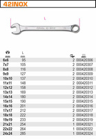 BETA KLUCZ PŁASKO-OCZKOWY INOX 24mm...